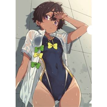 敗北女角太多了!．A4銀箔資料夾2入組