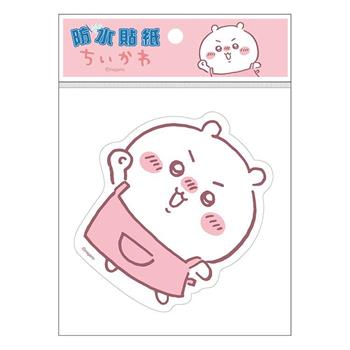 吉伊卡哇 防水貼紙-粉