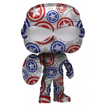 Funko POP 藝術家系列 #33 漫威 PatrioticAge 酷寒戰士 美國隊長