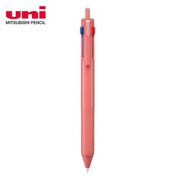 三菱 UNI SXE3-507三色自動溜溜筆0.5-莓果粉紅