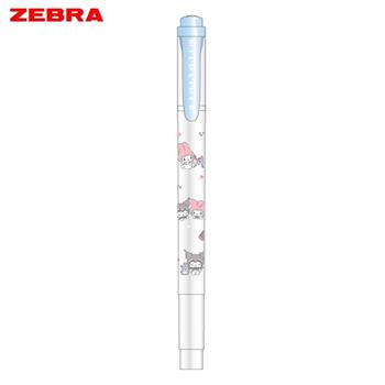 ZEBRA MILDLINER 頭柔性螢光筆 美樂蒂&庫洛米款  蘇打藍（聯名限量版）