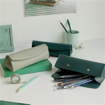 ICONIC 三角筆袋 Journey pen pouch 08 Peacock blue