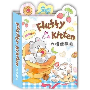 6摺迷你便條冊-貓茶