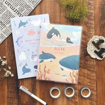 Dimanche迪夢奇 The Ocean 週計畫手帳套組 v.2 [晨海粉]