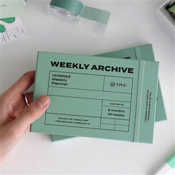 ICONIC 6個月週計畫 Weekly archive planner（6 mths）03 Grove