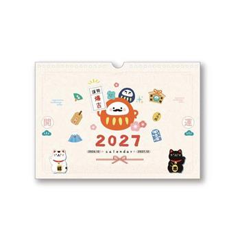 (特價)小達摩2027年度A4掛曆