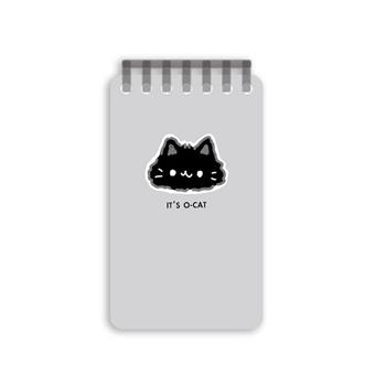 O Cat DIY7孔夾90K筆記本 灰