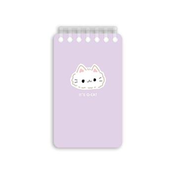 O Cat DIY7孔夾90K筆記本 紫