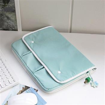 ICONIC 13吋多口袋筆電包 Multi pocket laptop pouch 13 02 Mint