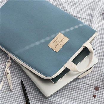 ICONIC A4筆電收納包 Cottony A4 laptop pouch 02 Indi blue