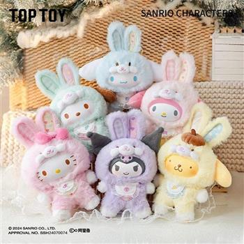 TOPTOY 三麗鷗家族精靈兔系列搪膠毛絨盲盒（6入）