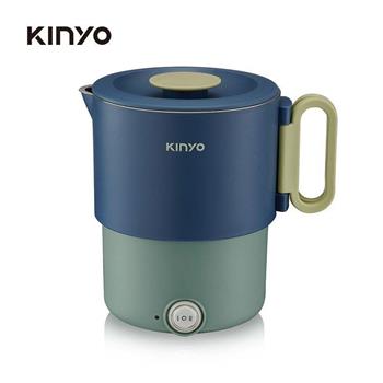 【KINYO】TRFP-051DB 雙電壓小圓鍋 深藍