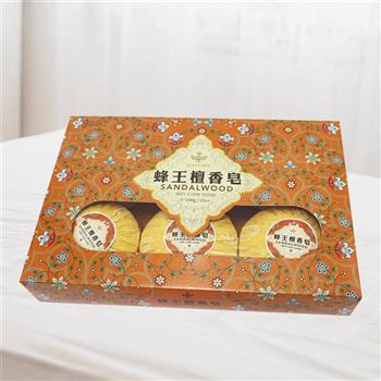 蜂王檀香皂-6入盒裝X6組