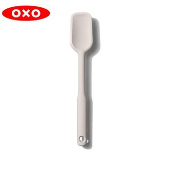 【OXO】 全矽膠刮杓－燕麥白