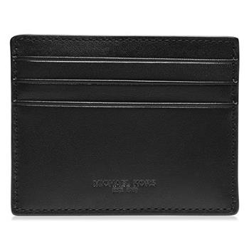 MARC JACOBS 素面皮革卡片夾－黑