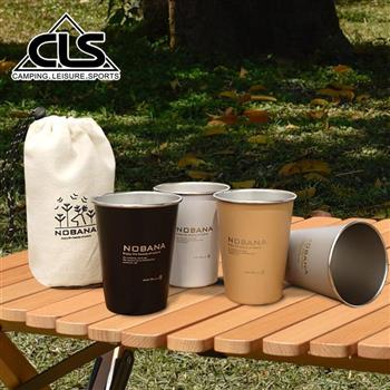 【韓國CLS】NOBANA 攜帶式304不鏽鋼杯四入組/啤酒杯/環保杯 【韓國CLS】NOBANA 攜帶式304不鏽鋼杯四入組/啤酒杯/環保杯