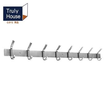 【Truly House】304不鏽鋼八排掛勾/置物架/廚房/浴室