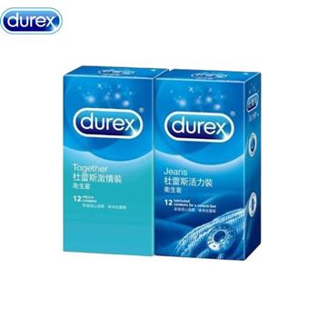 【Durex 杜蕾斯】激情裝保險套12入＋活力裝12入