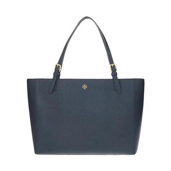 TORY BURCH 簡約皮革托特包－黑
