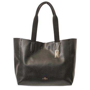 COACH 簡約素雅質感托特包－黑