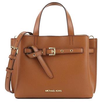 MICHAEL KORS 造型皮革兩用包－焦糖