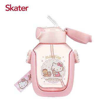 Skater 6DX吸管水壺(530ml)Kitty