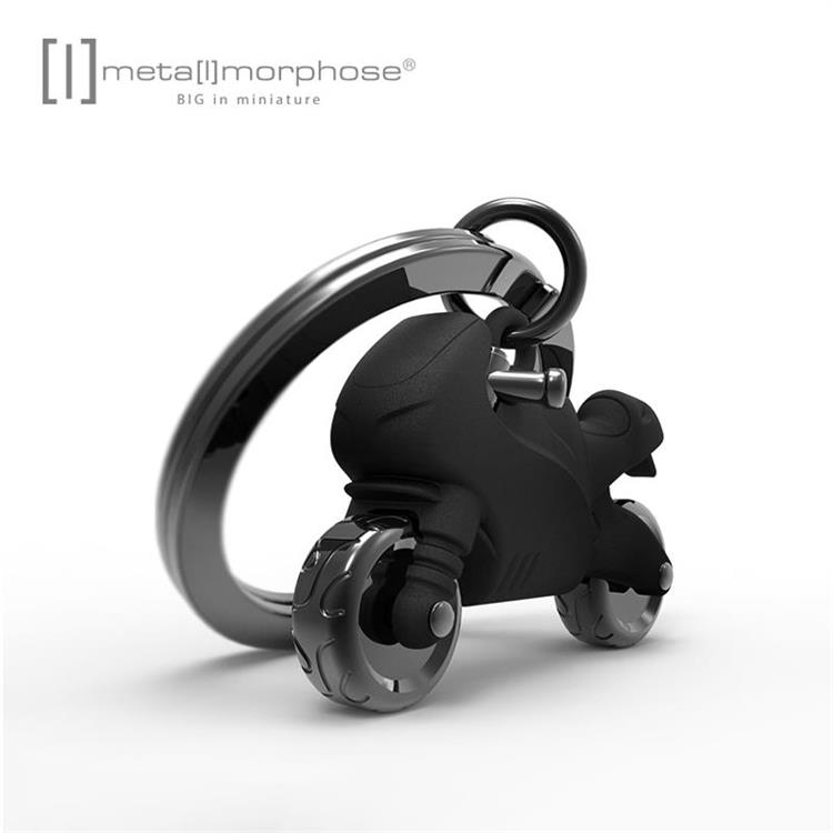 Metalmorphose｜MTM 消光黑摩托車鑰匙圈