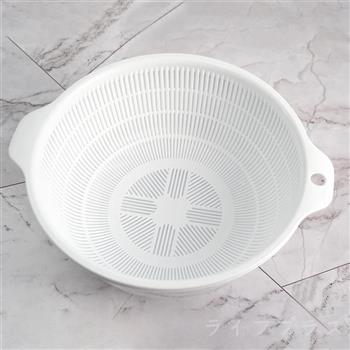 日本製NAKAYA雙層瀝水籃組－小－19cm－3組入