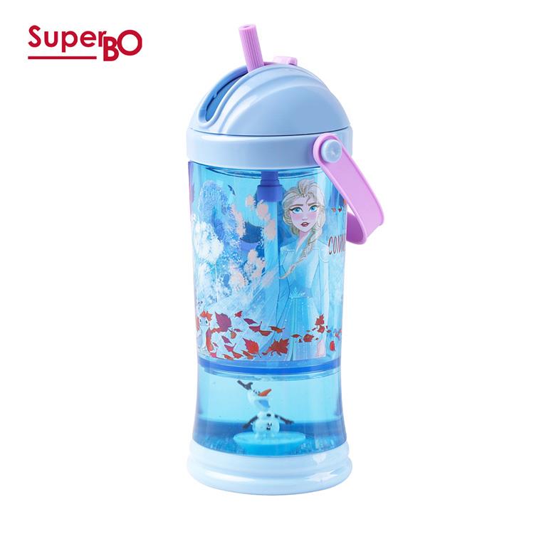SuperBO 提把吸管水壺（310ml）冰雪奇緣