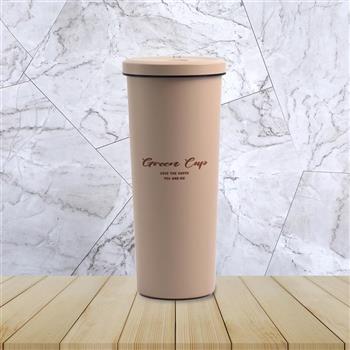 GREEN CUP芊杯內外316不鏽鋼真空吸管杯-800ml-1支