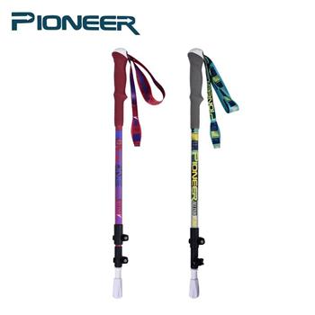 【開拓者 Pioneer】天狼星8系碳纖鋁合金登山杖/碳纖維/鋁合金/外鎖登山杖/露營/登山(兩色任選)