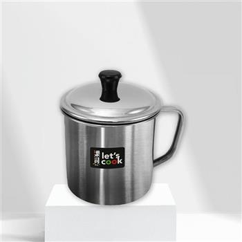 樂司/304不鏽鋼口杯-附蓋-10cm-2入