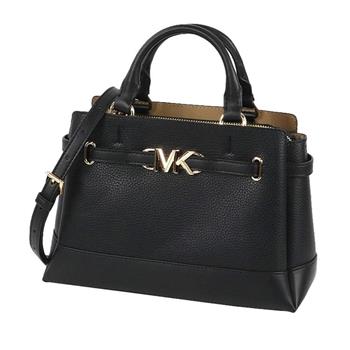 MICHAEL KORS 素面皮革三層兩用包－黑