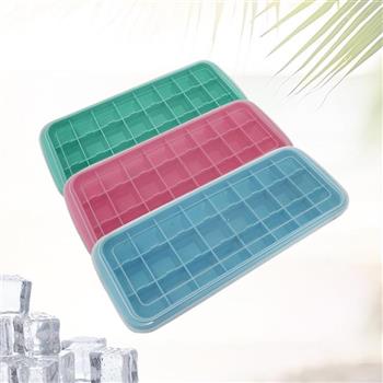 一品川流-艾斯矽膠製冰盒-24格-6入 (附蓋)