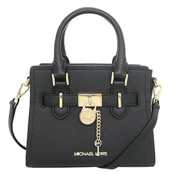 MICHAEL KORS 素面皮革兩用包－黑