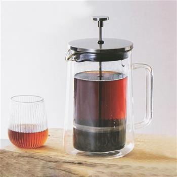 妙管家 雙層玻璃沖茶器-1000ml-1入