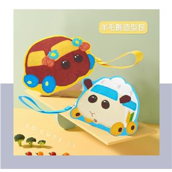 正版天竺鼠車車 PUI PUI｜手拿包(附背帶) 化妝包 手捥包 手提包 手腕包 化妝包