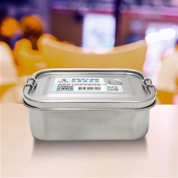 寶馬牌 304不鏽鋼防漏便當盒-1200ml-1入