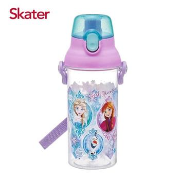 Skater直飲透明水壺 (480ml)冰雪奇緣Heart