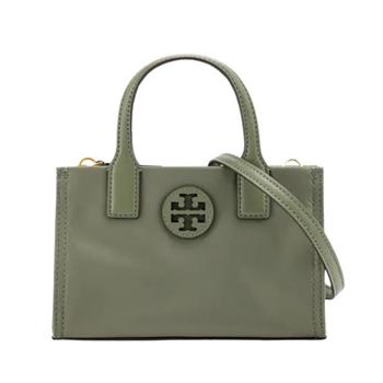 TORY BURCH 尼龍迷你托特包/兩用包－軍綠
