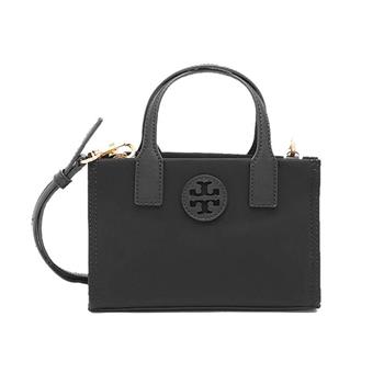 TORY BURCH 尼龍迷你托特包/兩用包－黑