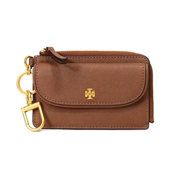 TORY BURCH 多功能卡片零錢包－焦糖