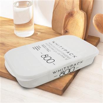 日本製WHITYPACK可微波保鮮盒-800ml-6入