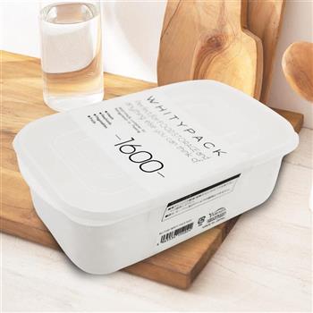 日本製WHITYPACK可微波保鮮盒-1600ml-6入