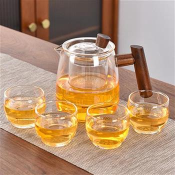 Kiyodo可直火玻璃泡茶-五件套-1組