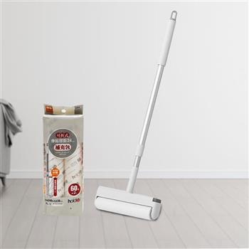 可折式伸縮膠黏拖把-24cmx1組+膠黏補充包-24cm-2入x3包