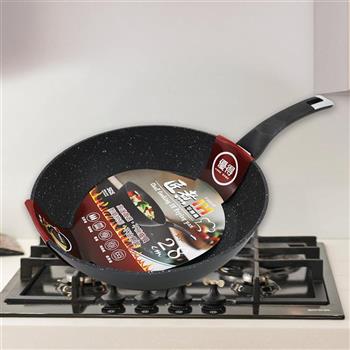 匠煮德國科技不沾IH深型平煎鍋-28cm-2支