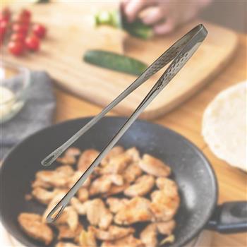 炙趣韓式不鏽鋼料理夾-28cm-6支