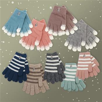 比得兔雪花兒童刺繡手套-17.5cm-GL5634/節色兒童刺繡手套-18cm-GL5635-4雙入