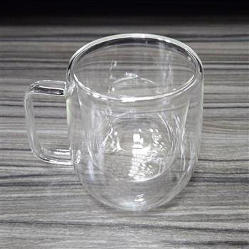 iBonjour玻璃雙層手把杯-300ml-4入